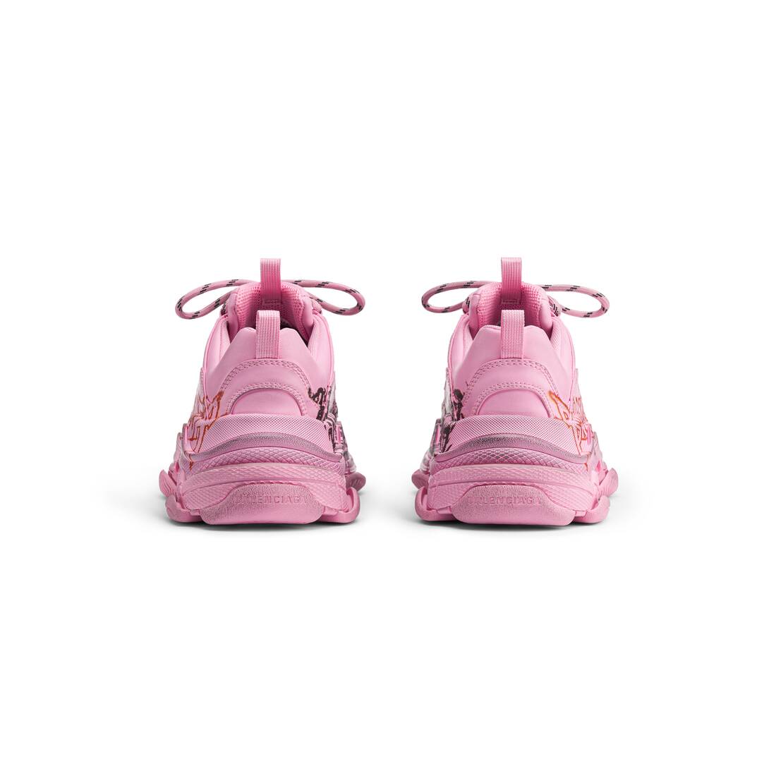 Women’s Triple S Sneaker Diy Metal  in Pink/black/red - Image 5